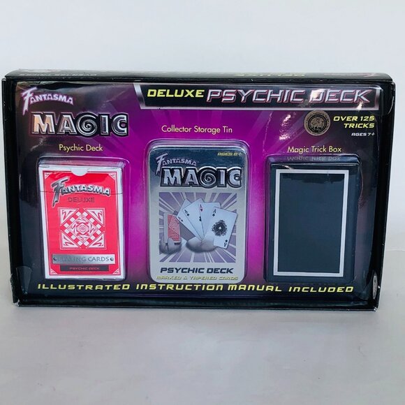 New in Box Fantasma Magic Deluxe Psychic Deck Set For Age 7+ - Picture 11 of 14